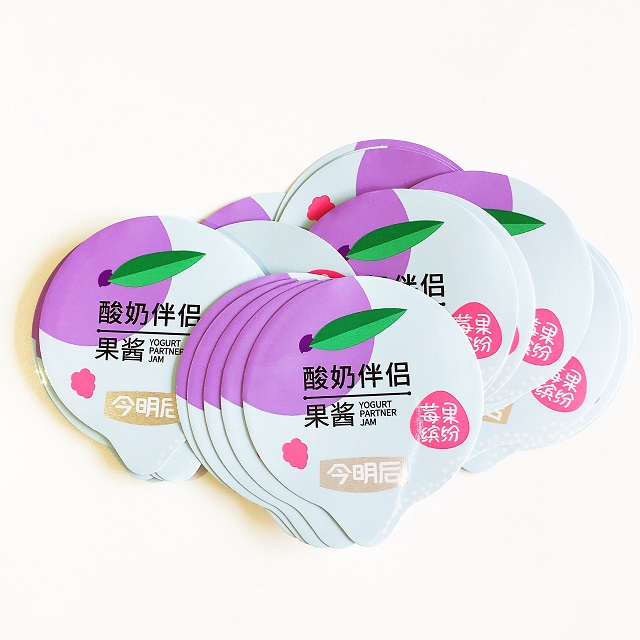 10 colors Precut Aluminum Yogurt Lids Recyclable 20mic To 90mic Foil